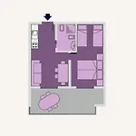 Retreat With Terrace Views شقة *