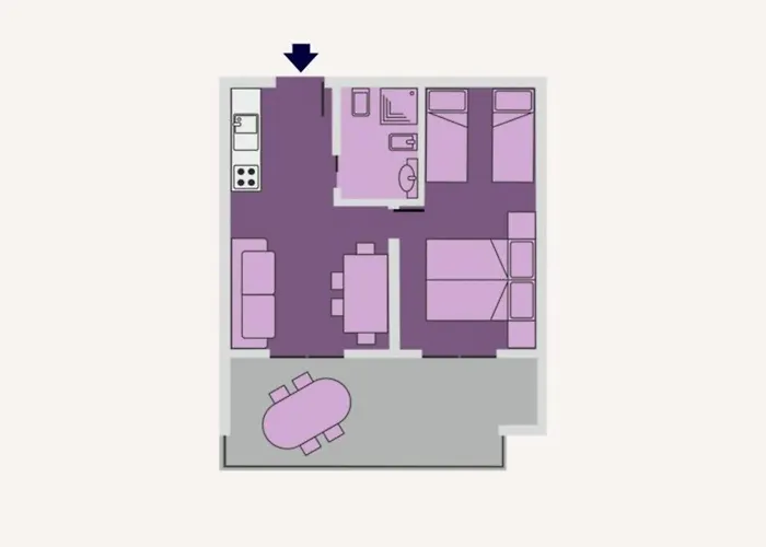 Retreat With Terrace Views Appartement *